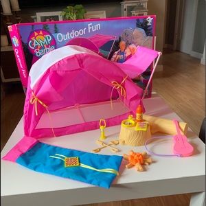 Vintage Camp Barbie Outdoor Fun Set